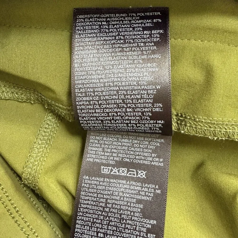 The North Face Forest Olive Green Never Stop Wearing Hiking Pant Size Small